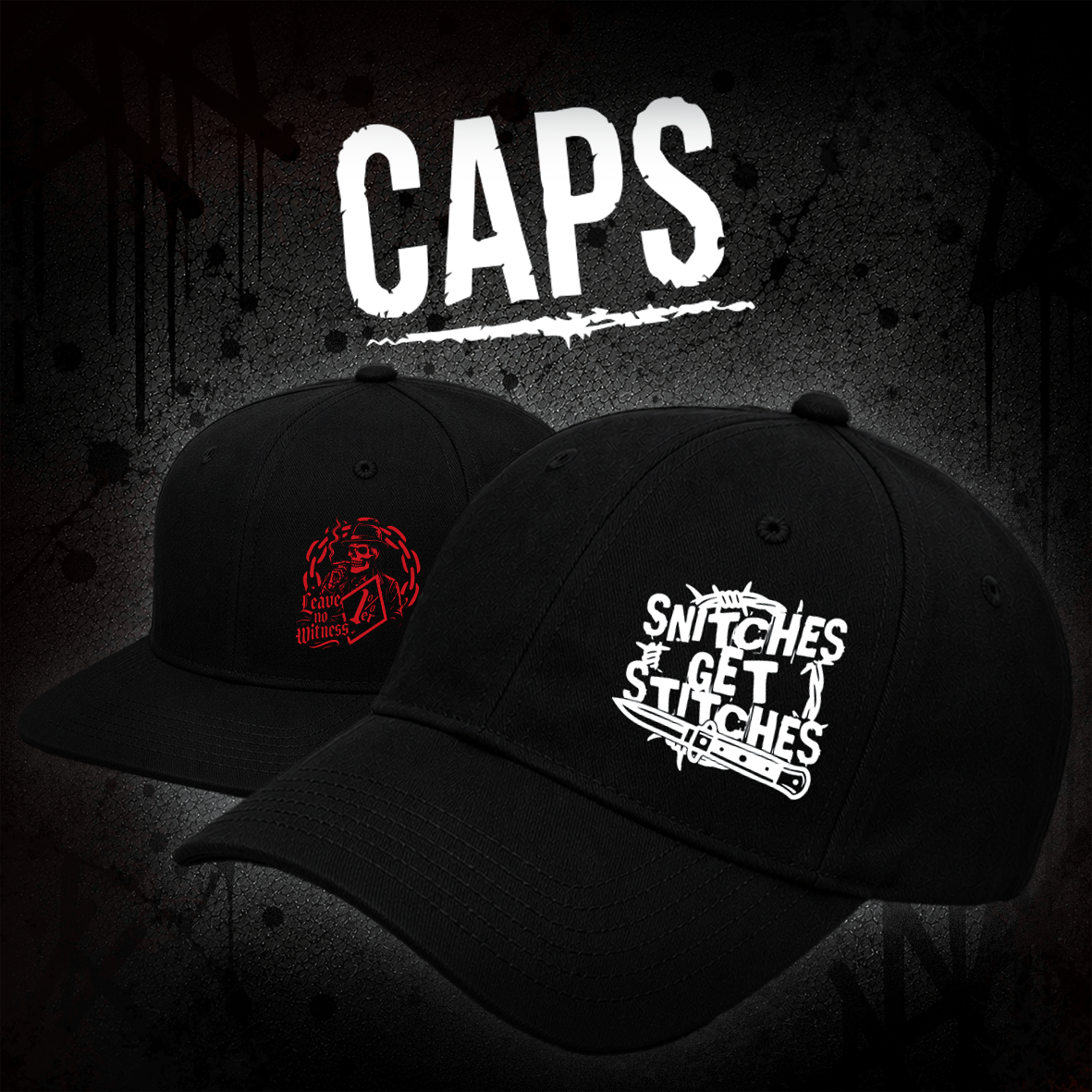 CRIMINAL STREETWEAR - CAPS