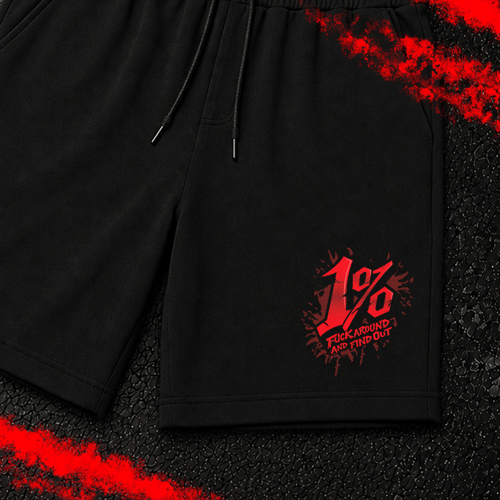 Criminal Streetwear | FUCK AROUND AND FIND OUT | Shorts | Black