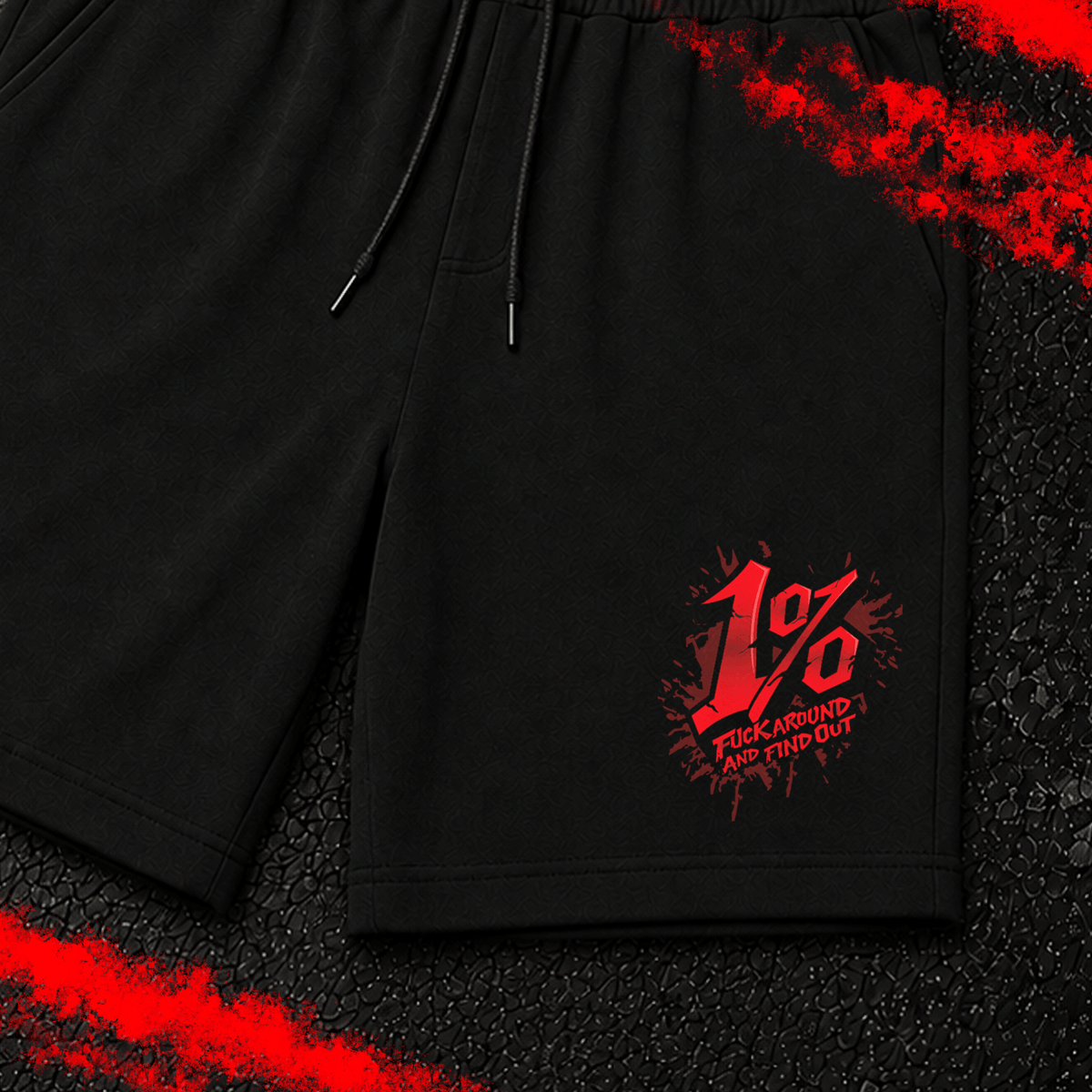 Criminal Streetwear | FUCK AROUND AND FIND OUT | Shorts | Black