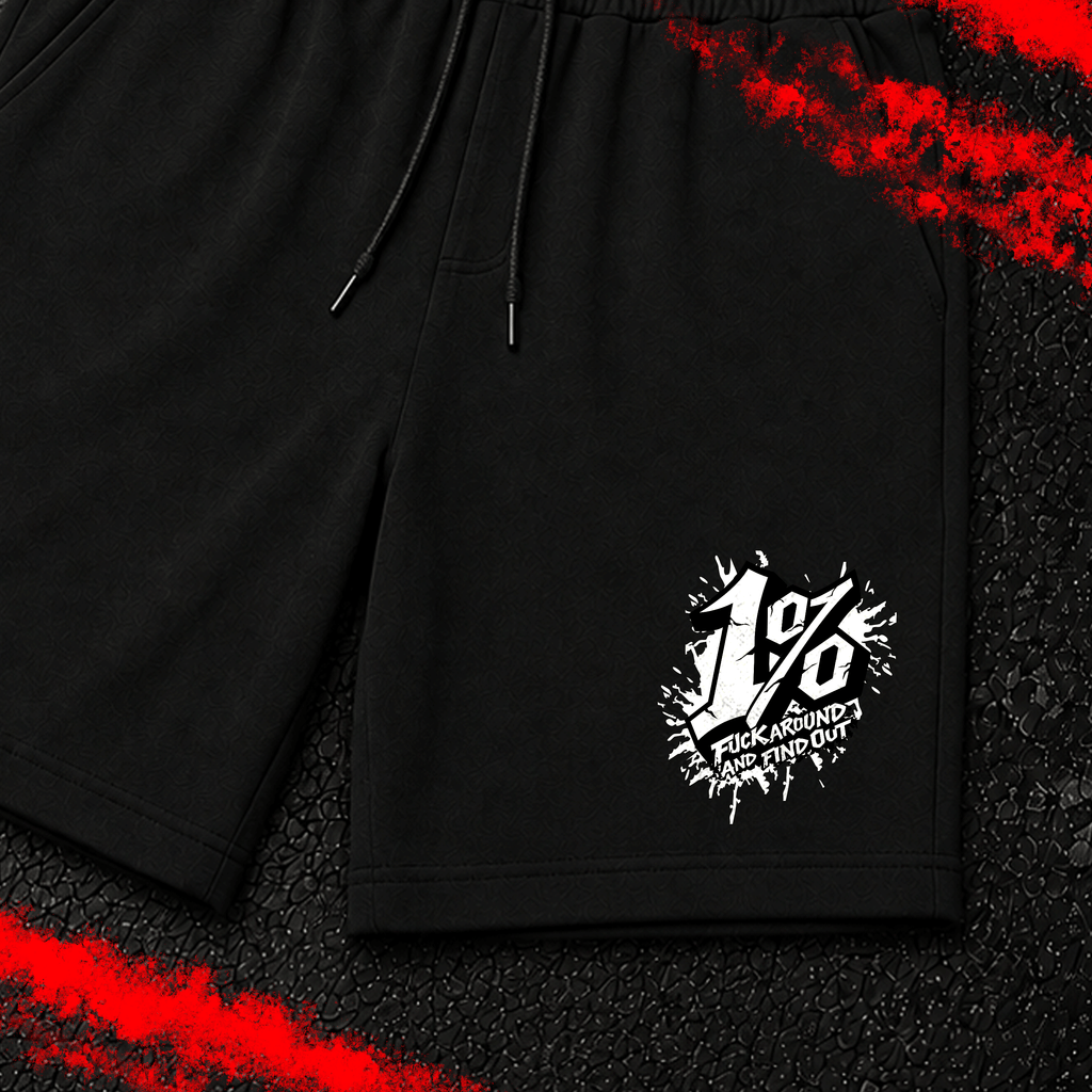Criminal Streetwear | FUCK AROUND AND FIND OUT | Shorts | Black
