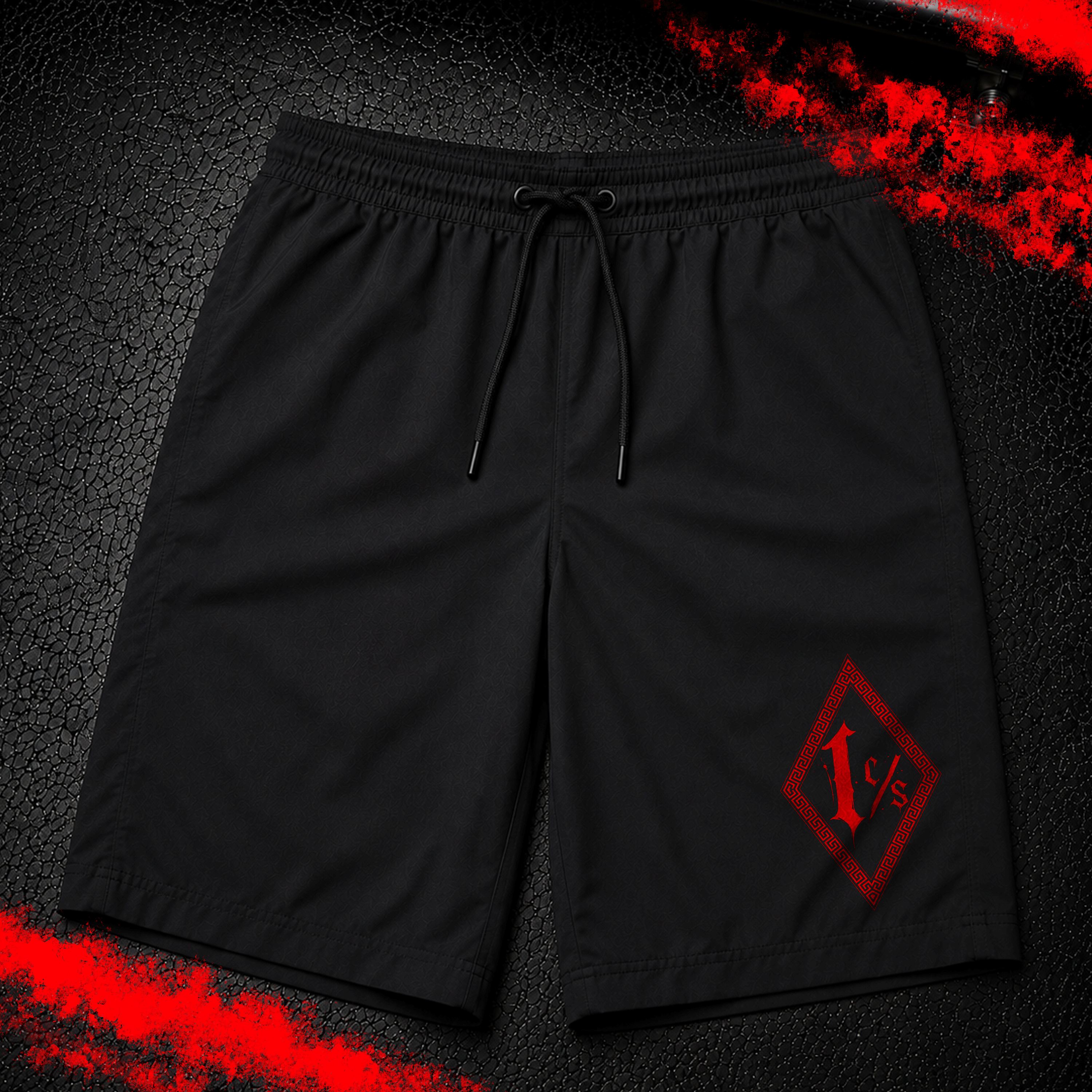 Criminal Streetwear | VERSAC'RIM'E | Badehose | Schwarz