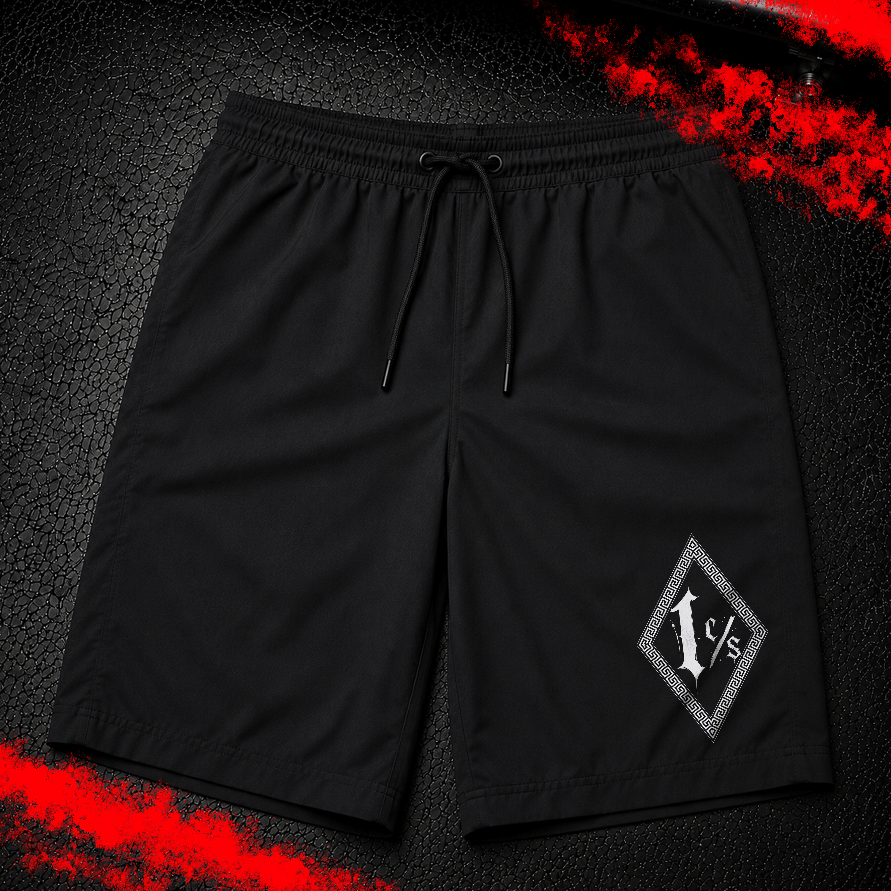 Criminal Streetwear | VERSAC'RIM'E | Badehose | Schwarz