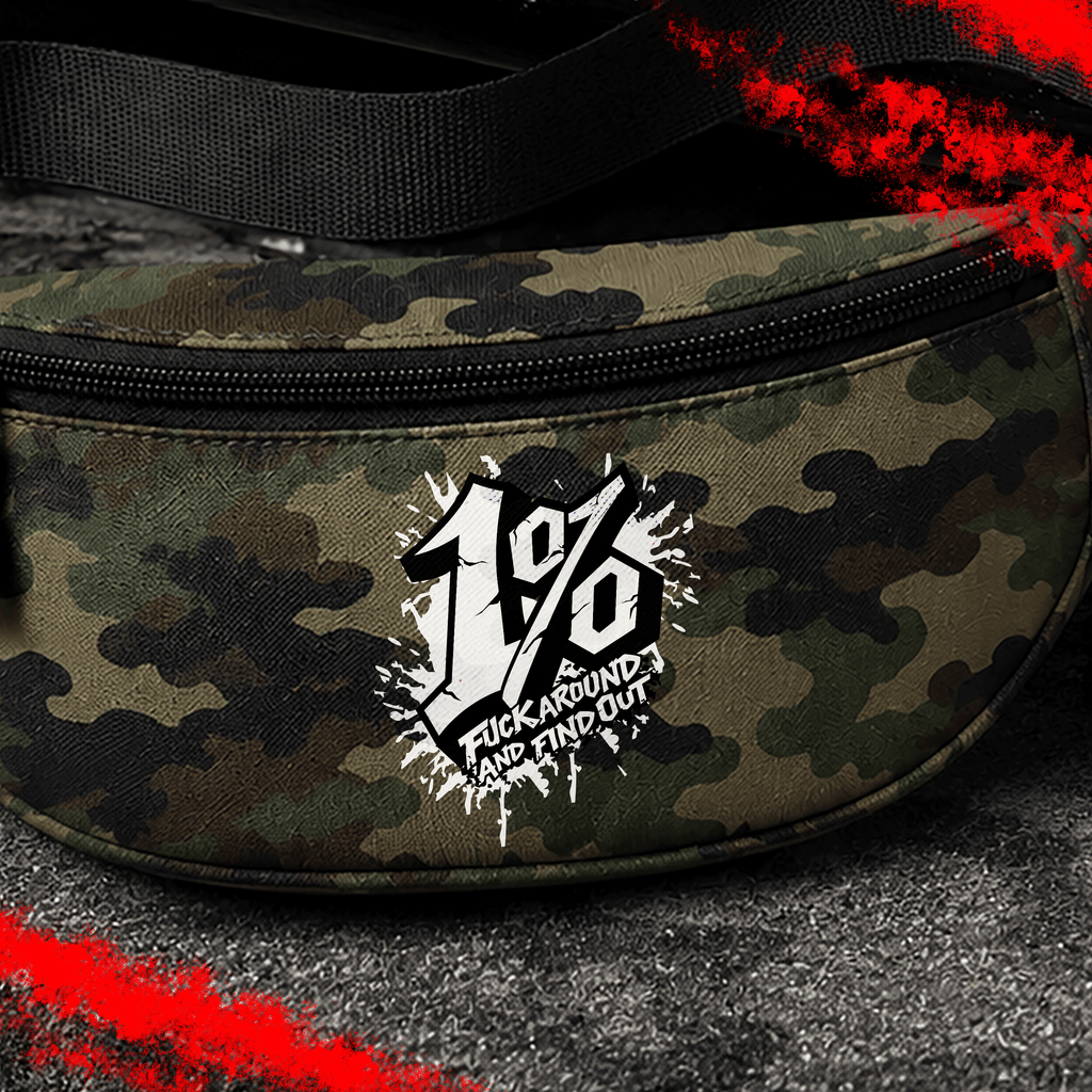 Criminal Streetwear | FUCK AROUND AND FIND OUT | Bauchtasche | Camo