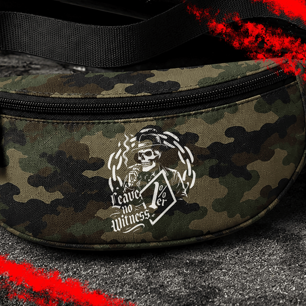Criminal Streetwear | LEAVE NO WITNESS | Bauchtasche | Camo