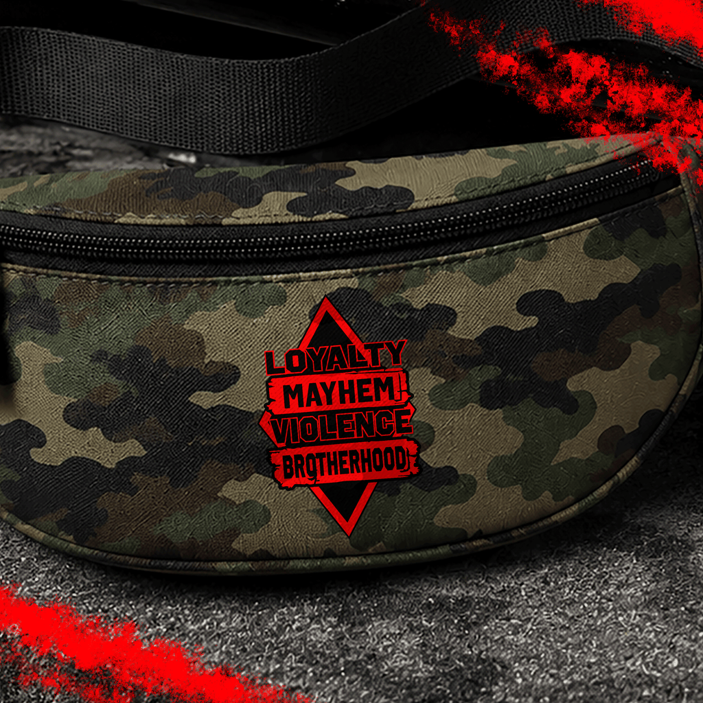 Criminal Streetwear | LOYALTY-VIOLENCE | Bauchtasche | Camo