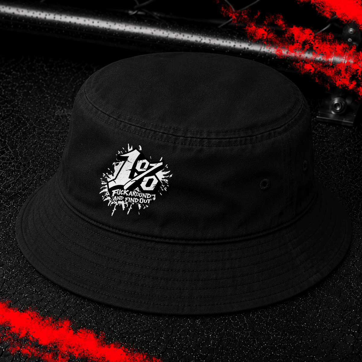 Criminal Streetwear | FUCK AROUND AND FIND OUT | Buckethat | Black