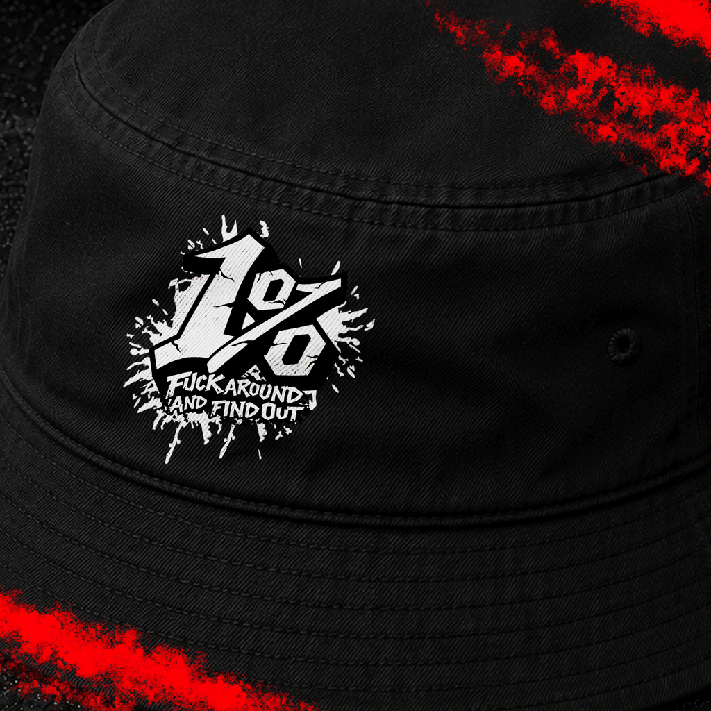 Criminal Streetwear | FUCK AROUND AND FIND OUT | Buckethat | Black