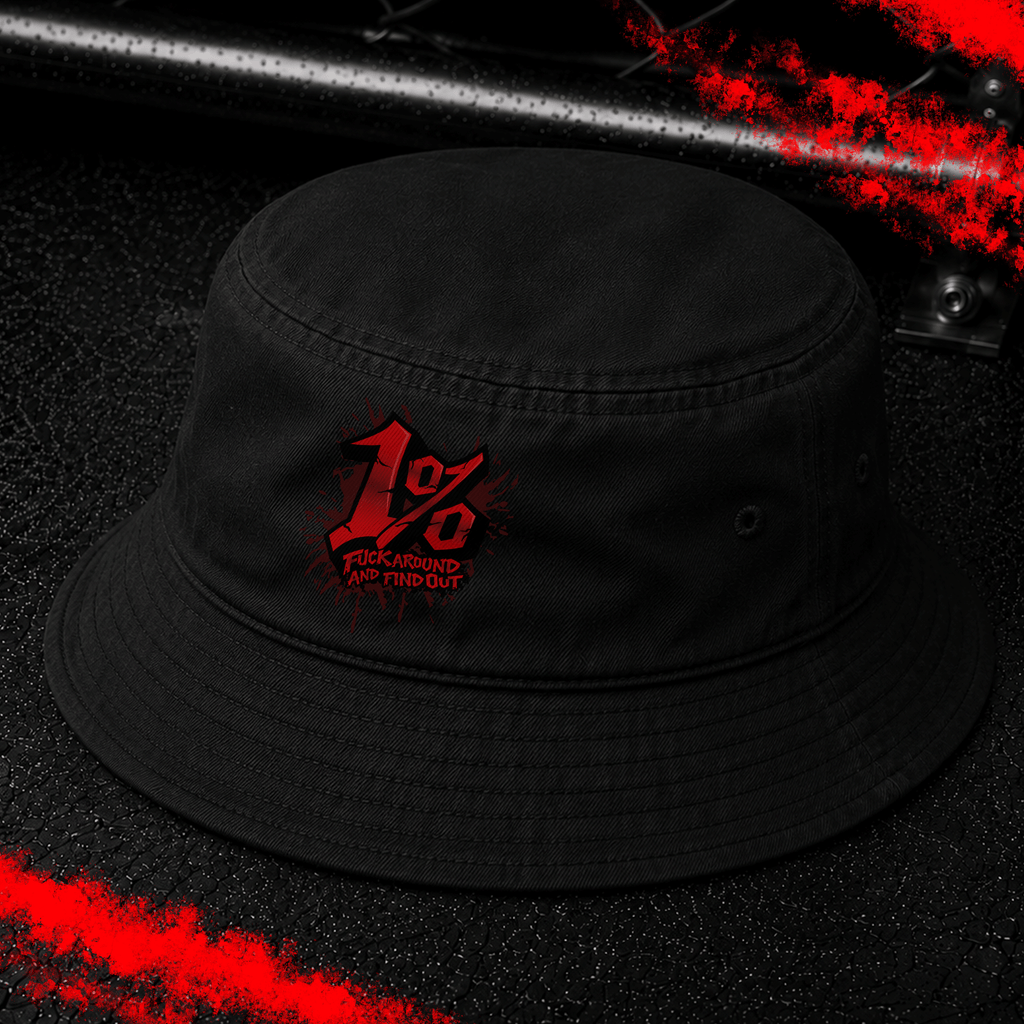 Criminal Streetwear | FUCK AROUND AND FIND OUT | Buckethat | Black