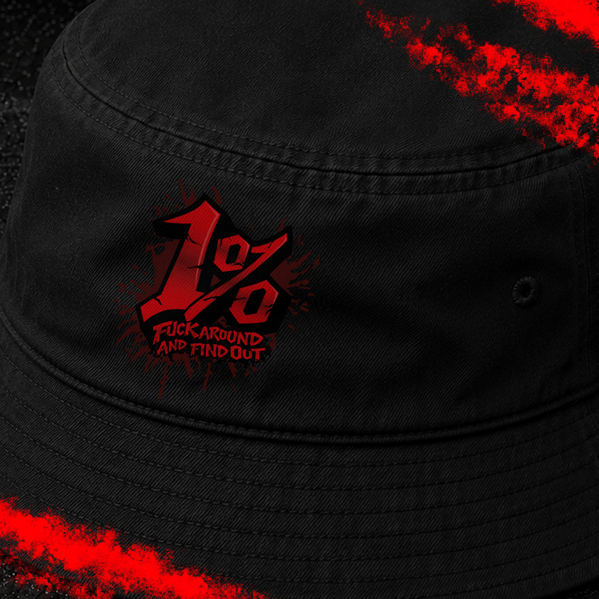 Criminal Streetwear | FUCK AROUND AND FIND OUT | Buckethat | Black