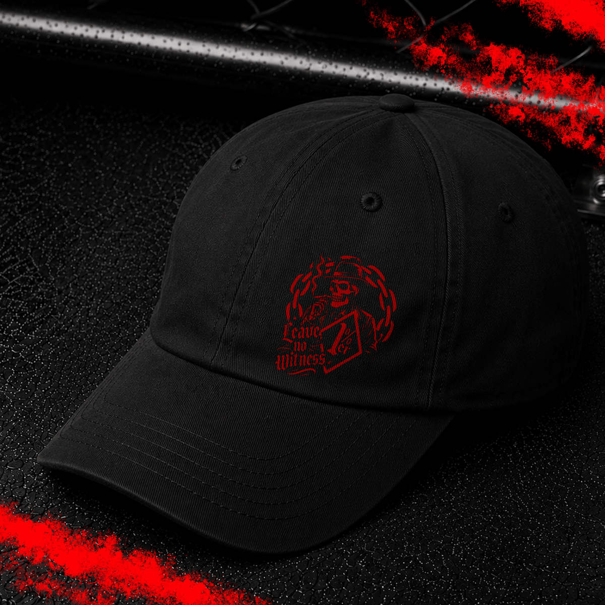 Criminal Streetwear | LEAVE NO WITNESS | Cap | Black