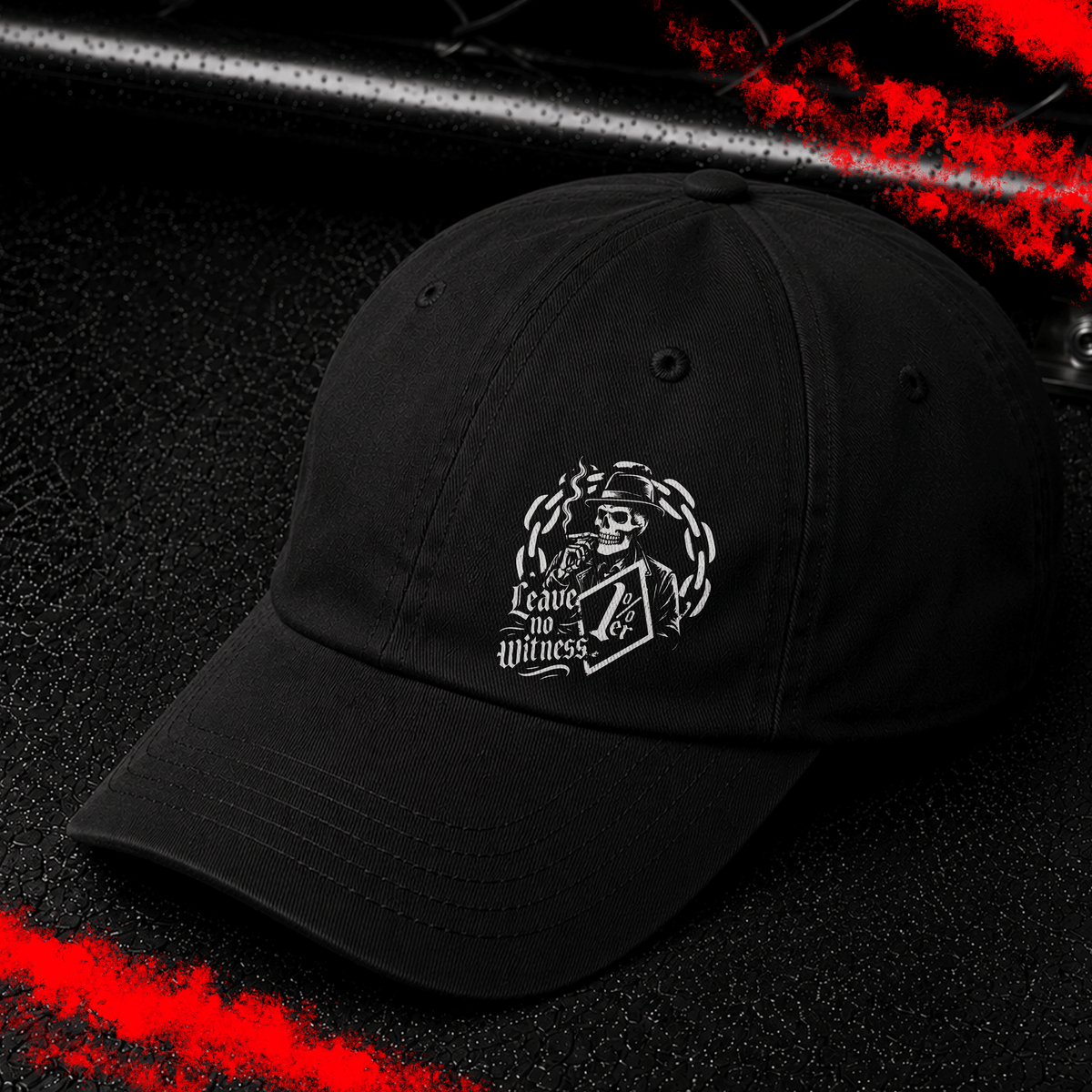 Criminal Streetwear | LEAVE NO WITNESS | Cap | Black