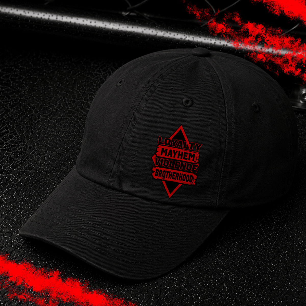 Criminal Streetwear | LOYALTY-VIOLENCE | Cap | Black