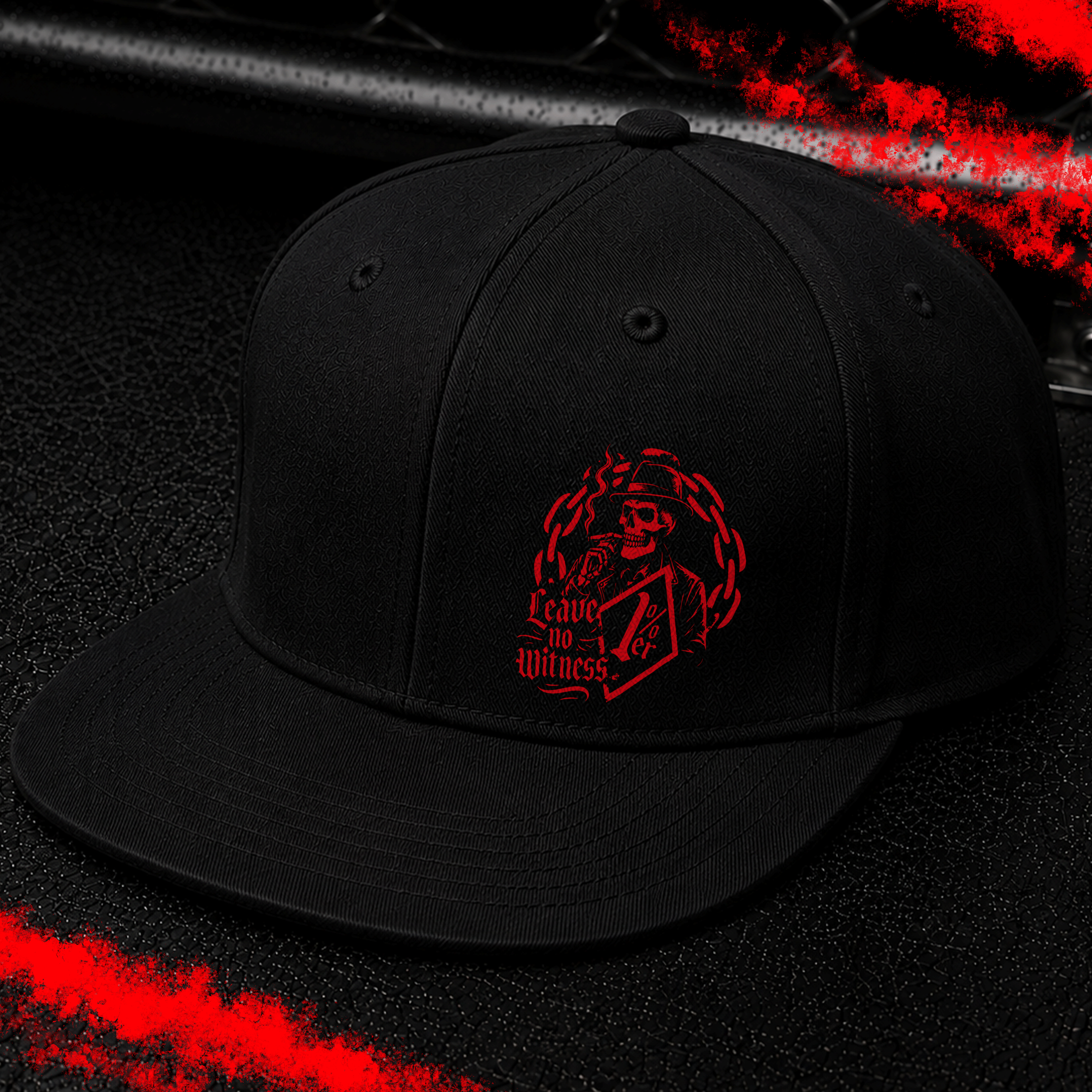 Criminal Streetwear | LEAVE NO WITNESS | Cap | Black