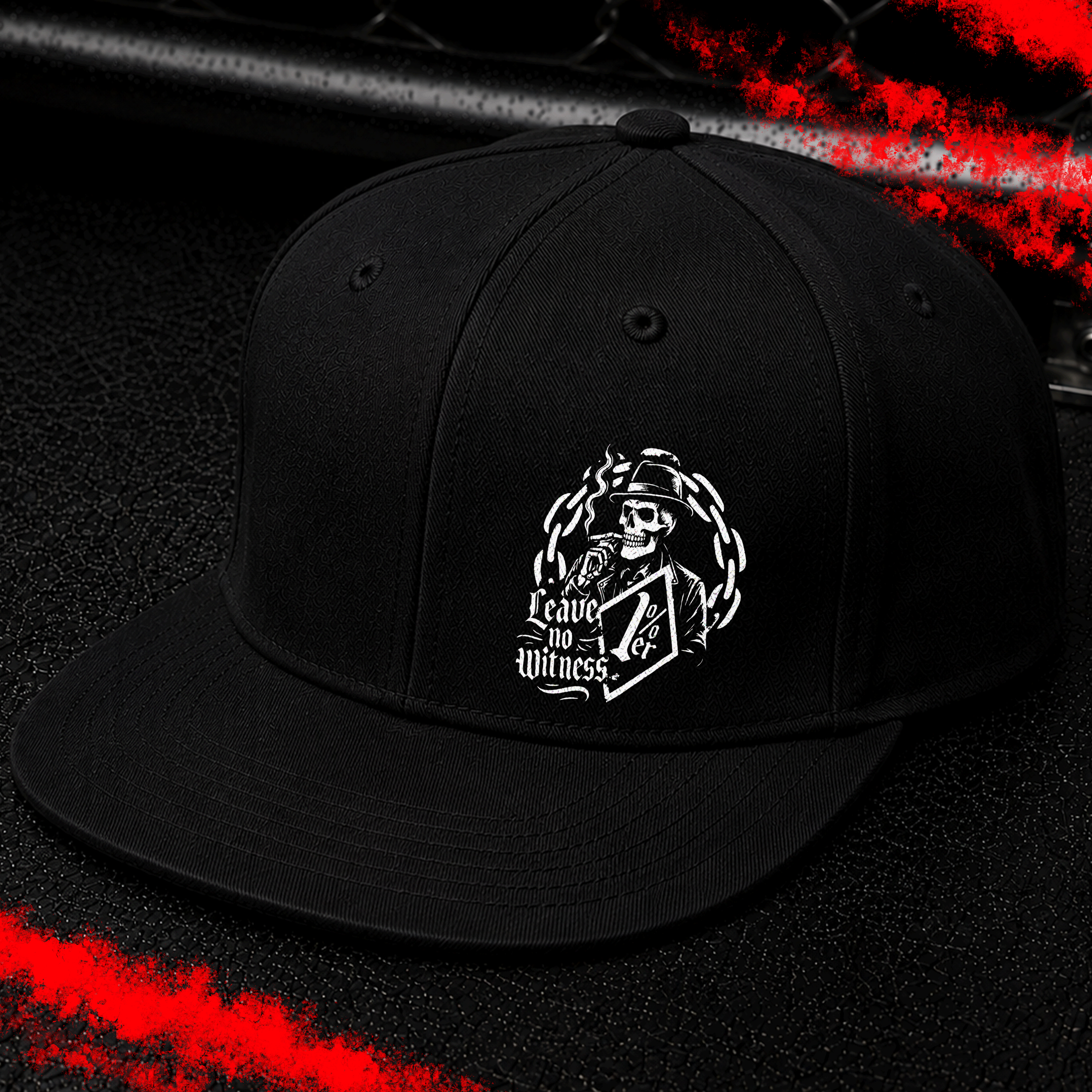 Criminal Streetwear | LEAVE NO WITNESS | Cap | Black