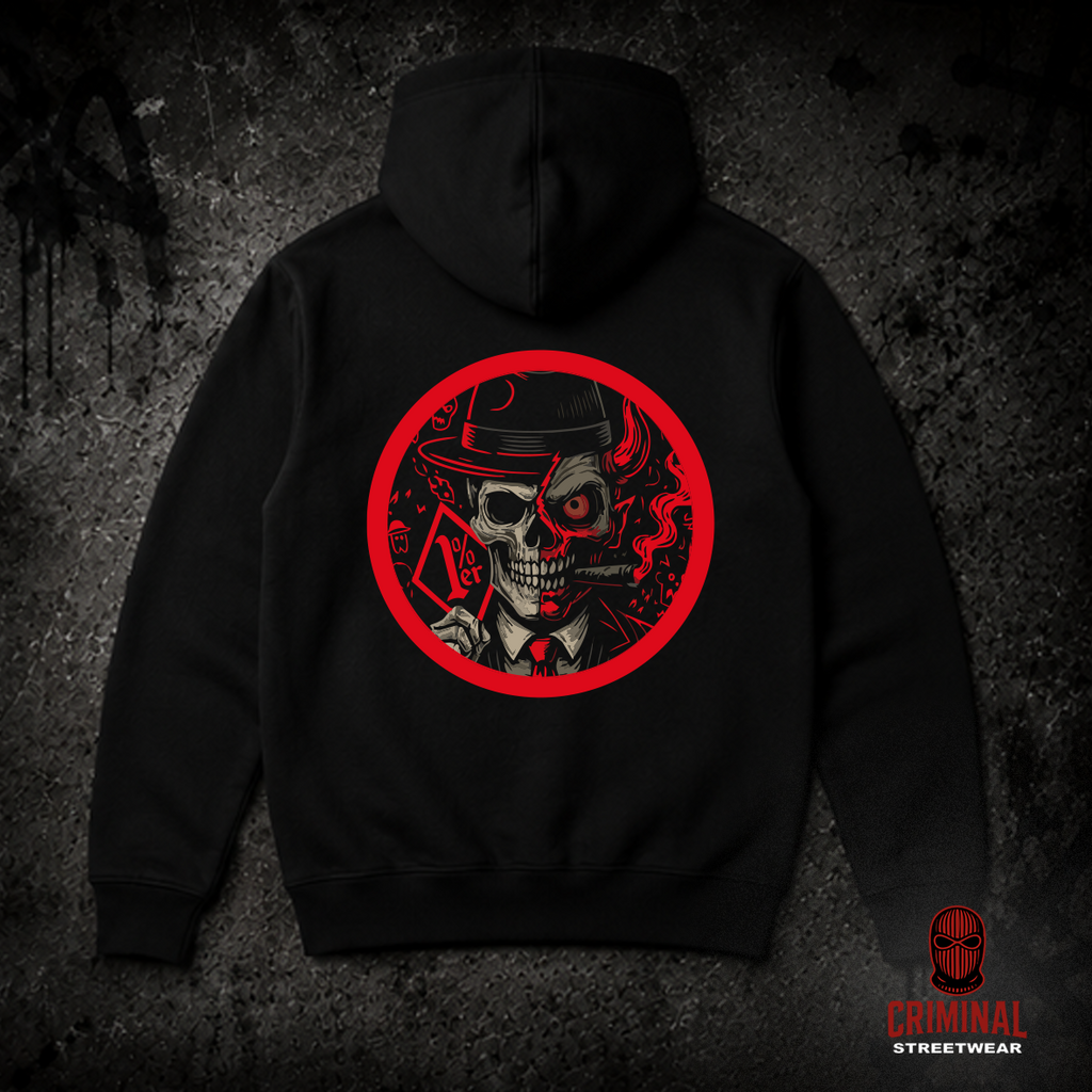 Criminal Streetwear | SNITCHES GET STITCHES Hoodie - Black