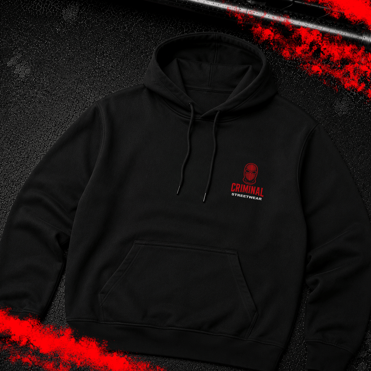 Criminal Streetwear |  Hoodie | Black