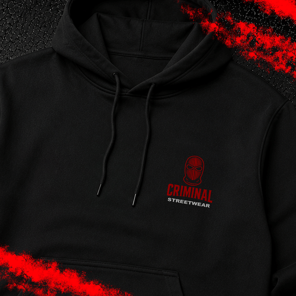 Criminal Streetwear |  Hoodie | Black
