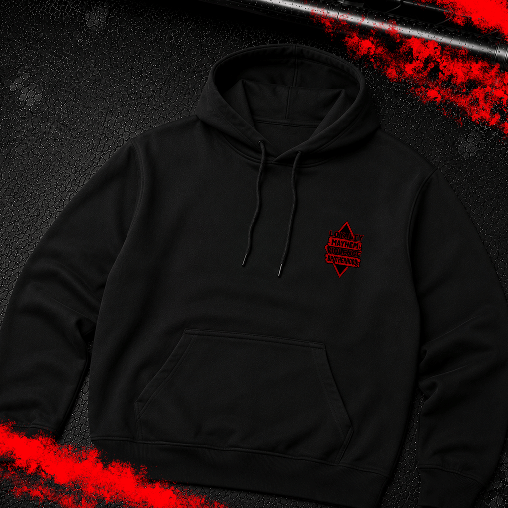Criminal Streetwear | LOYALTY-VIOLENCE | Hoodie | Black