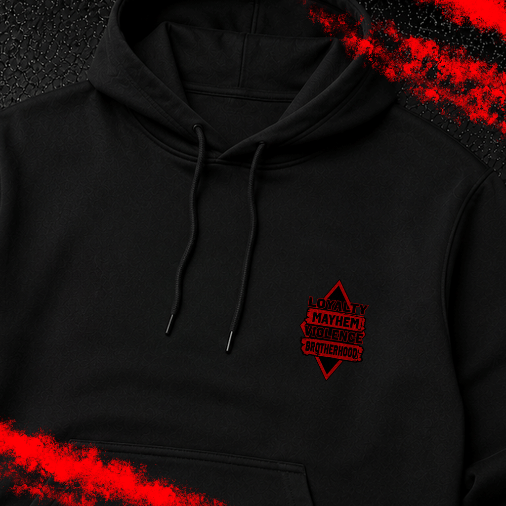Criminal Streetwear | LOYALTY-VIOLENCE | Hoodie | Black