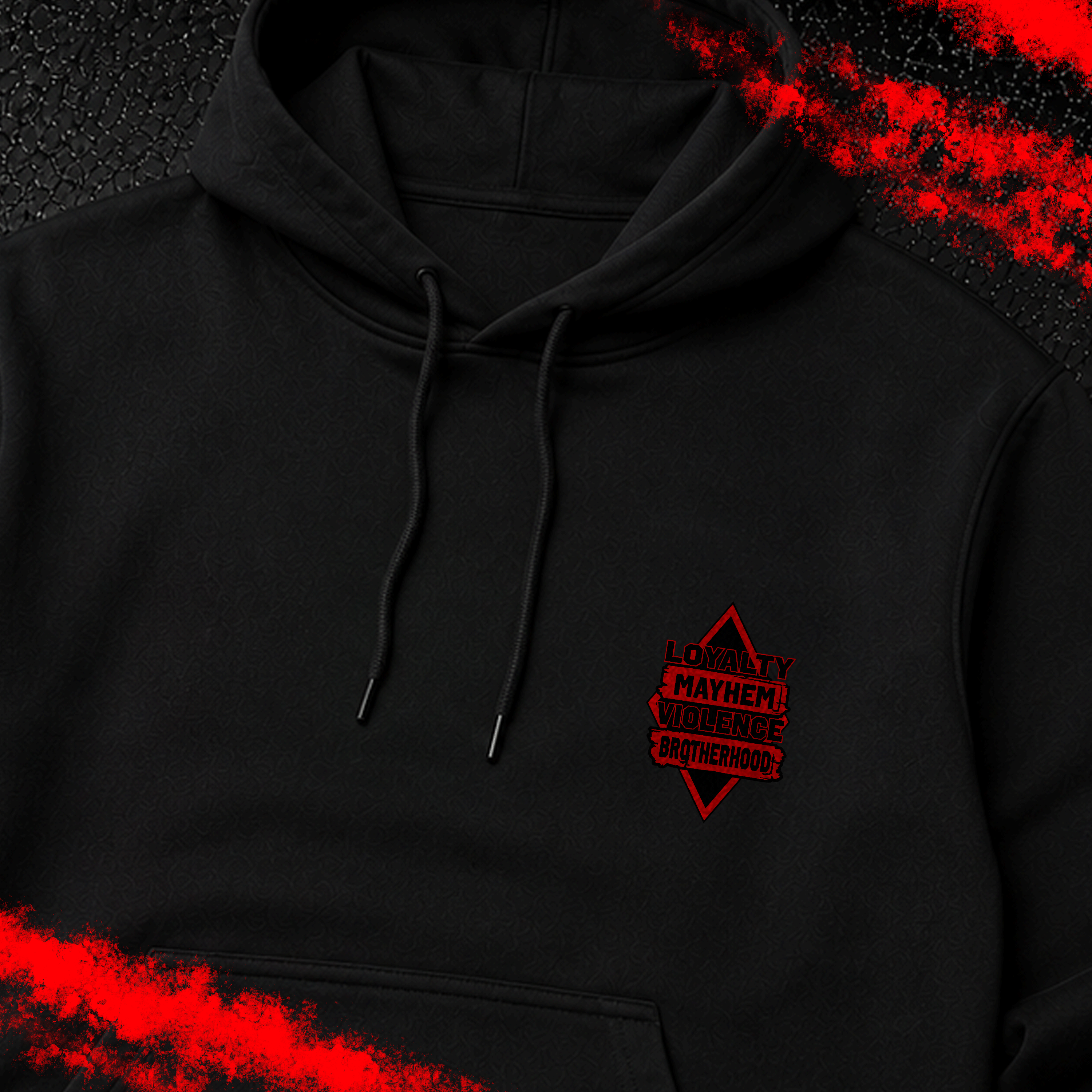 Criminal Streetwear | LOYALTY-VIOLENCE | Hoodie | Black