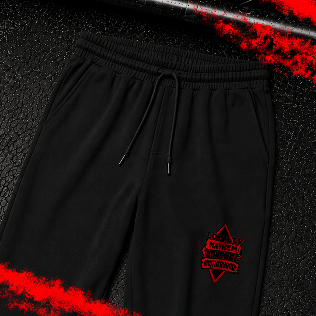 CRIMINAL STREETWEAR | Loayalty-Violence | Jogginghose | Black