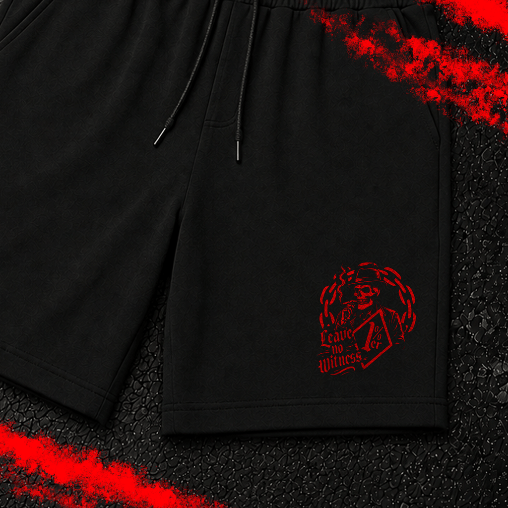 Criminal Streetwear | LEAVE NO WITNESS | Shorts | Black