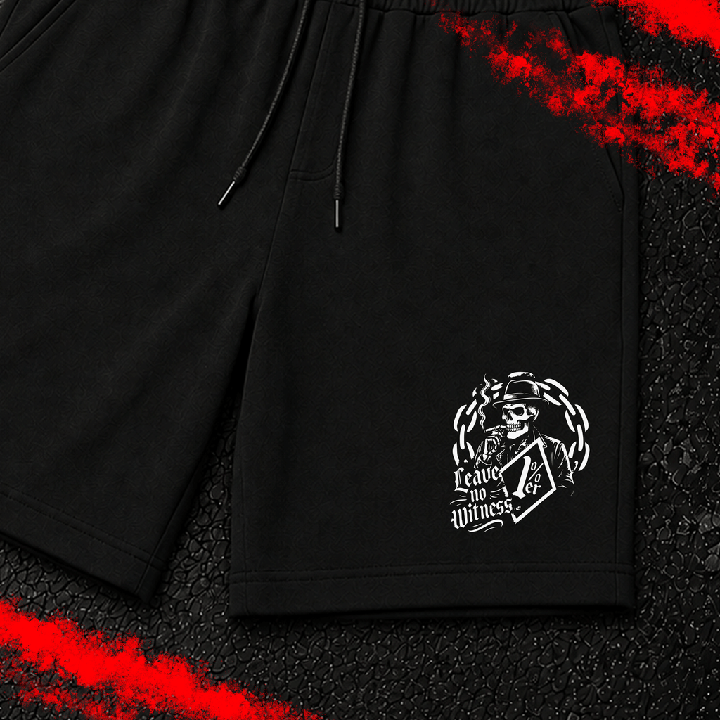 Criminal Streetwear | LEAVE NO WITNESS | Shorts | Black