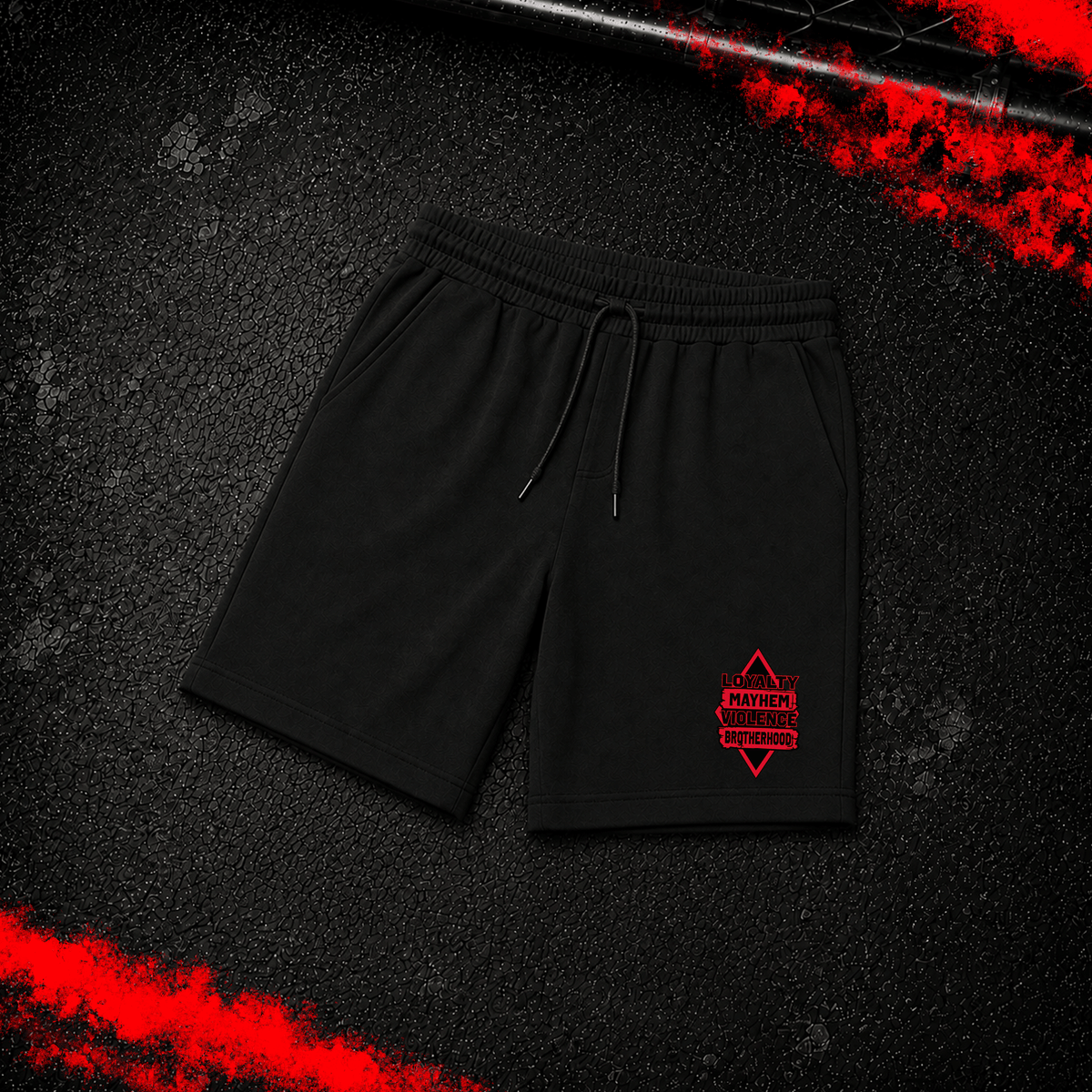 Criminal Streetwear | LOYALTY-VIOLENCE | Shorts | Black