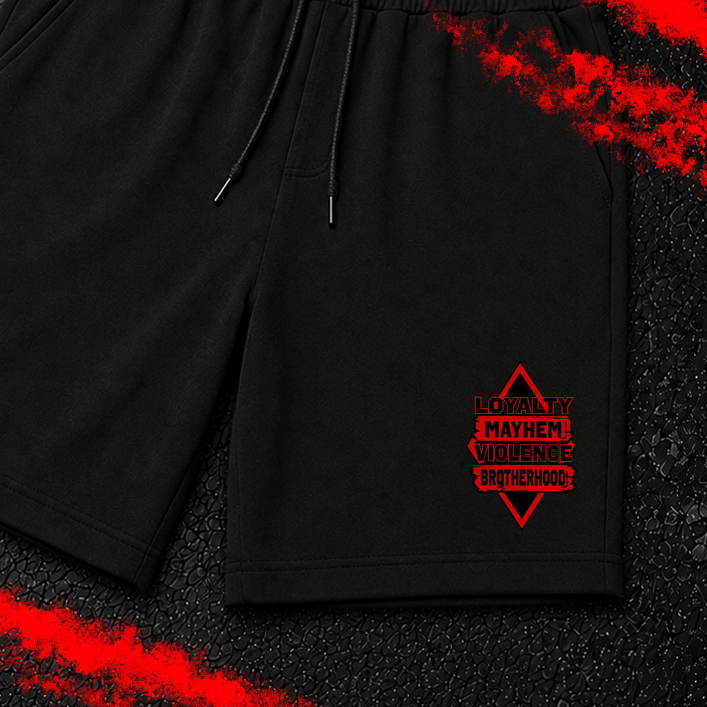 Criminal Streetwear | LOYALTY-VIOLENCE | Shorts | Black