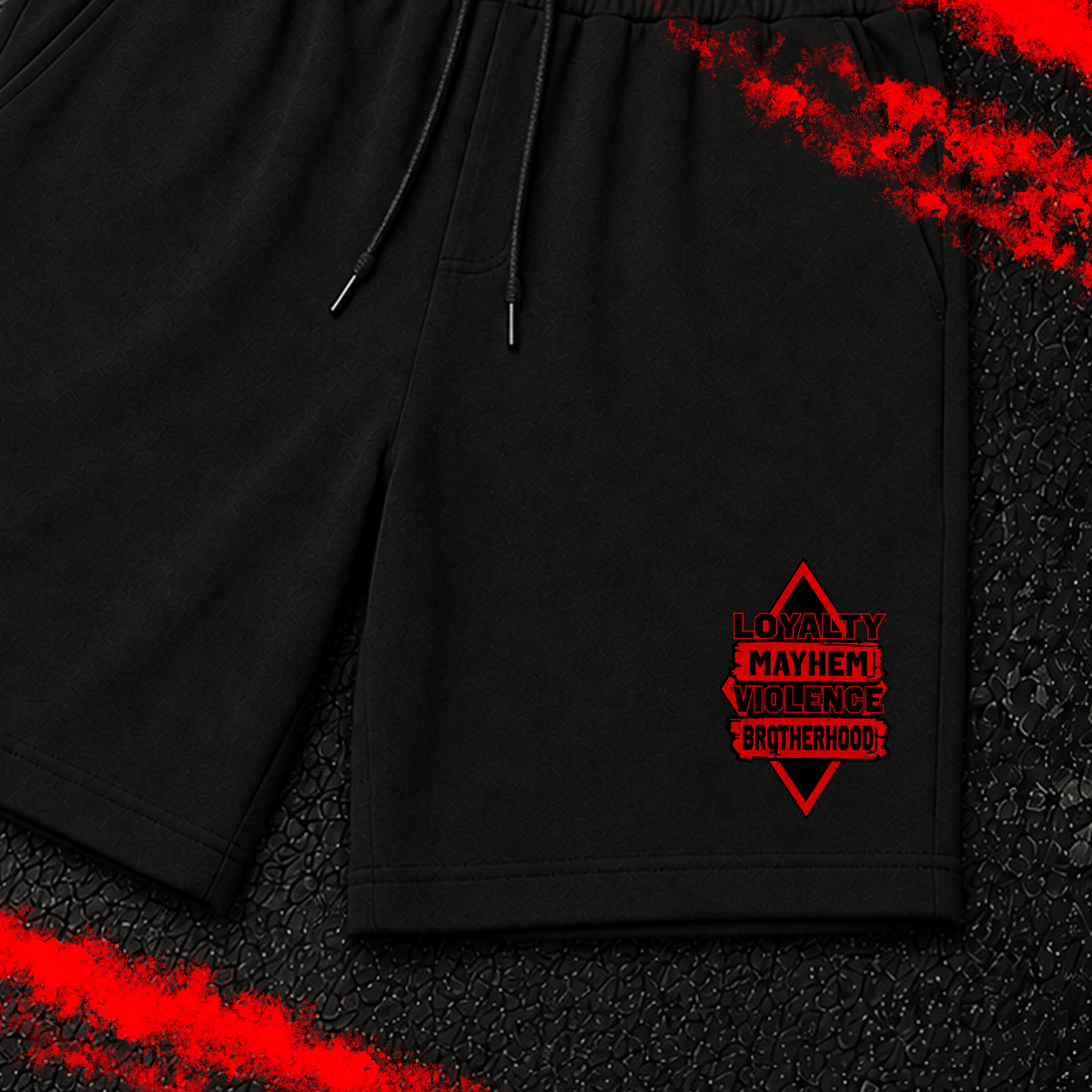 Criminal Streetwear | LOYALTY-VIOLENCE | Shorts | Black