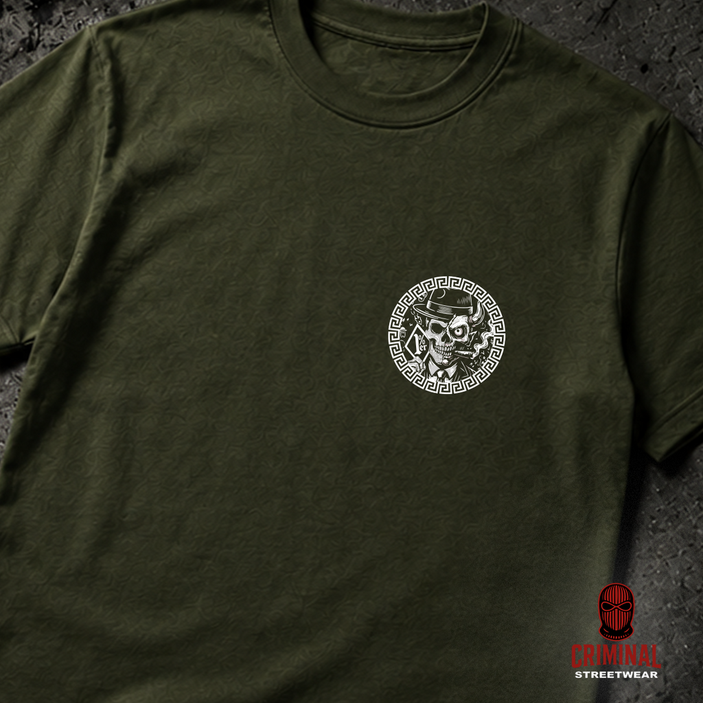 Criminal Streetwear | VERSAC'RIM'E | Tshirt | Oliv