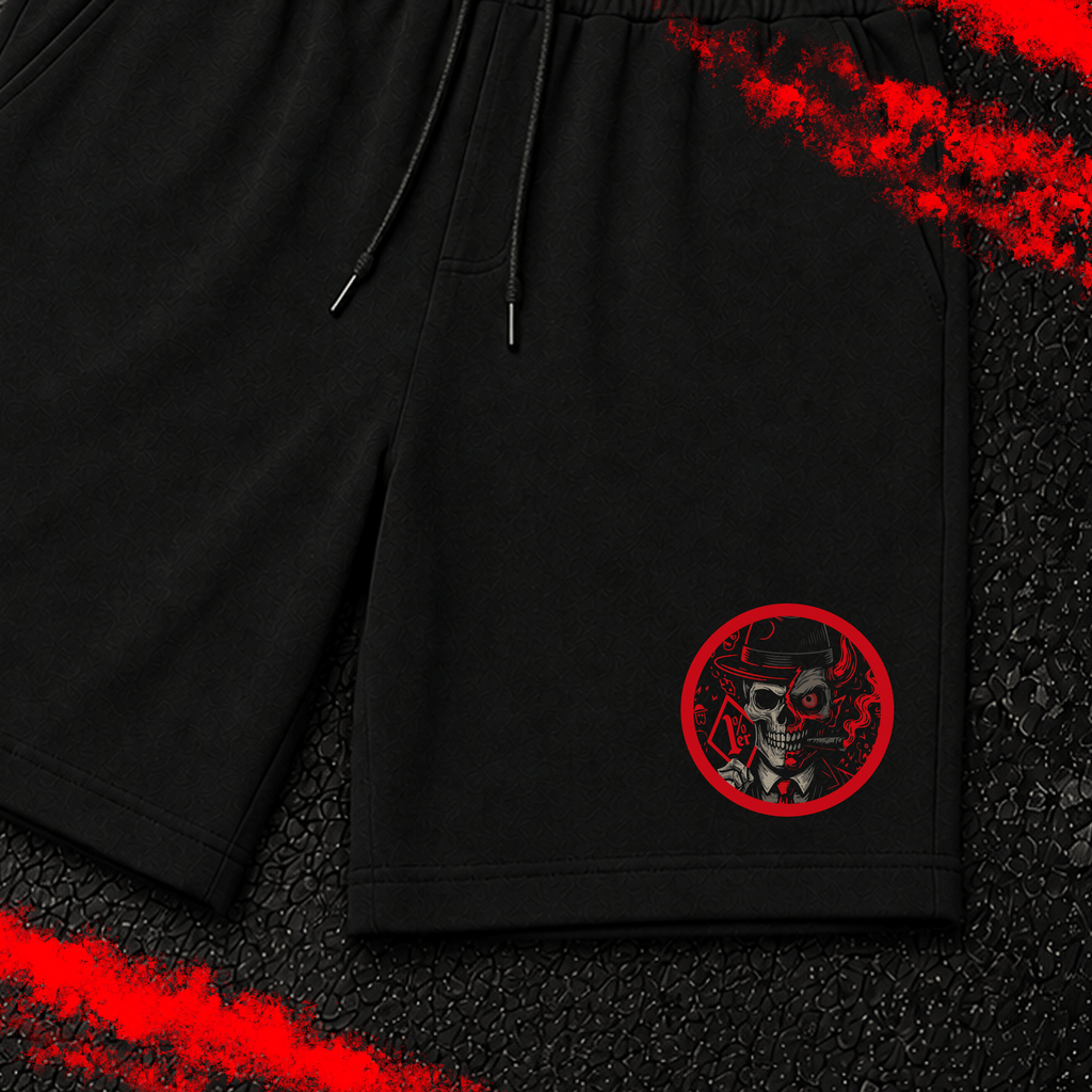 Criminal Streetwear | 1%er SKULL | Shorts | Black