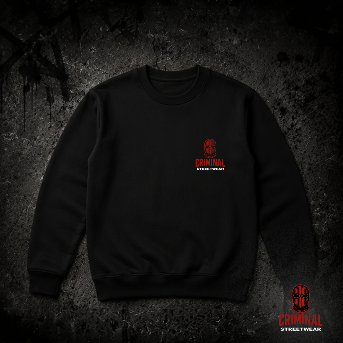 Criminal Streetwear | Sweater – Black