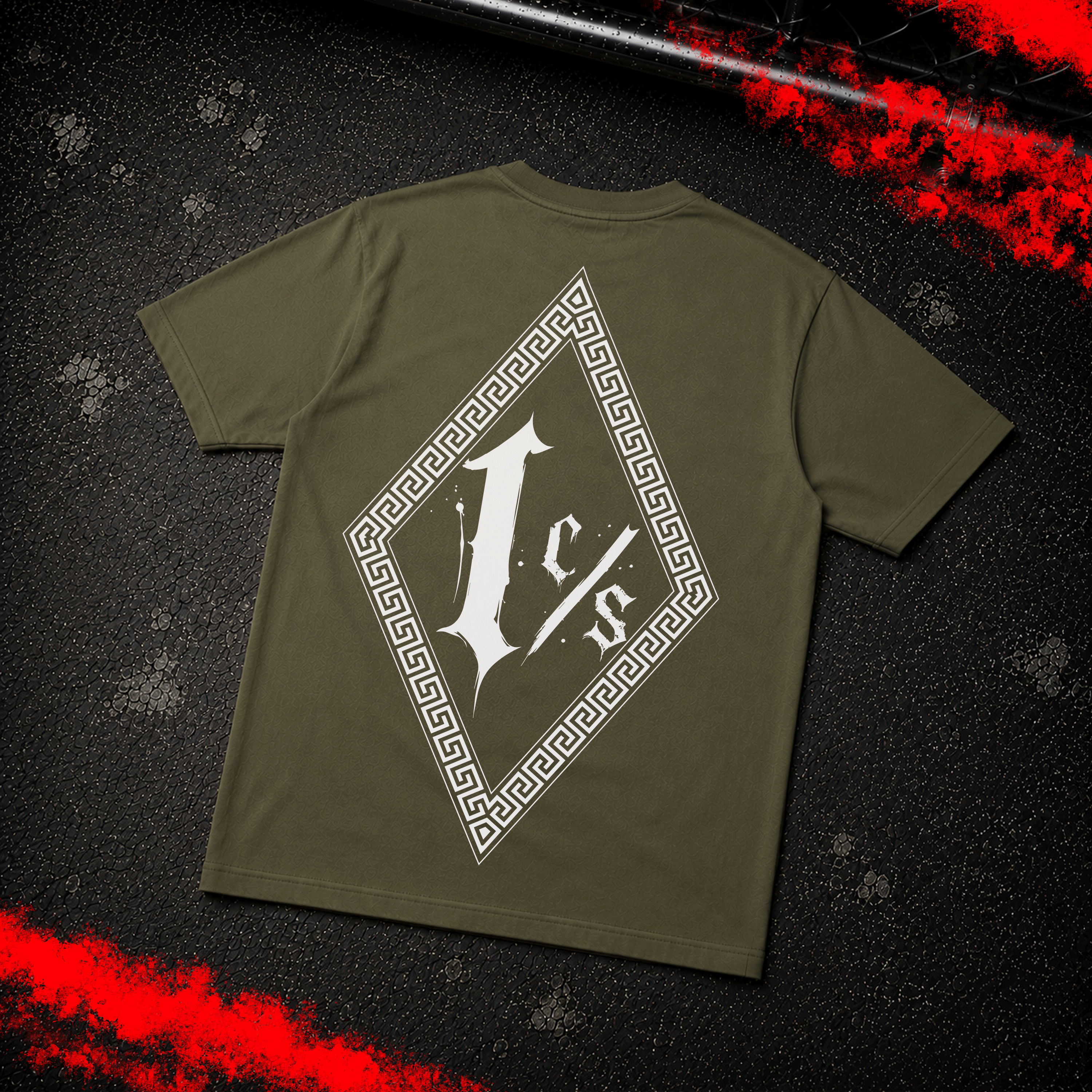Criminal Streetwear | VERSAC'RIM'E | Tshirt | Oliv