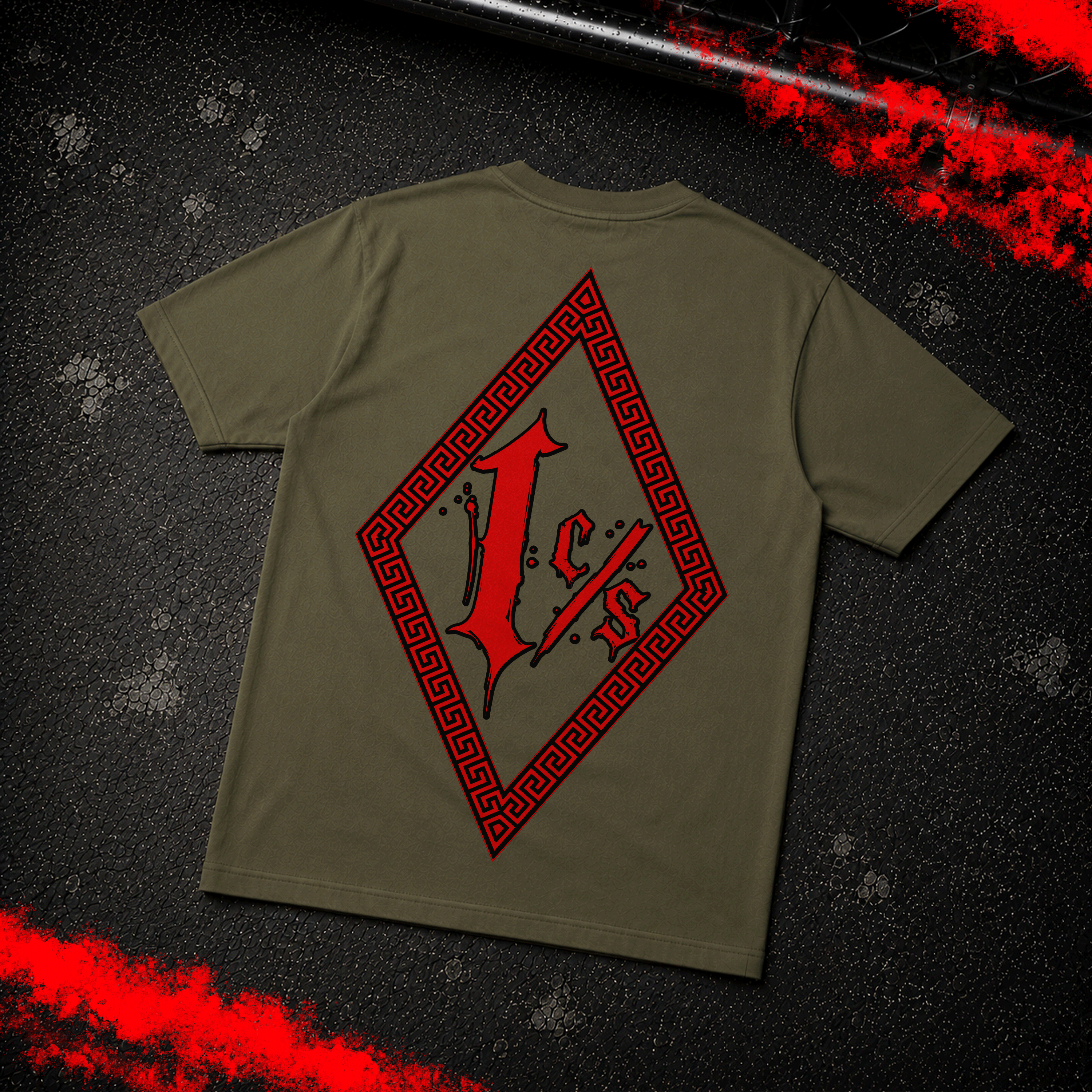 Criminal Streetwear | VERSAC'RIM'E | Tshirt | Oliv