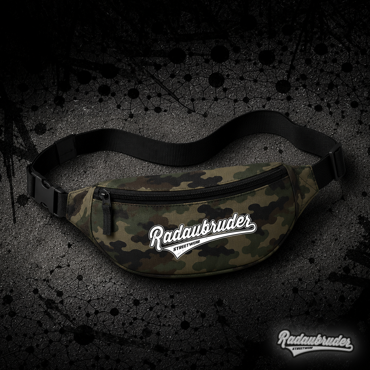 Radaubruder | Bauchtasche | Black