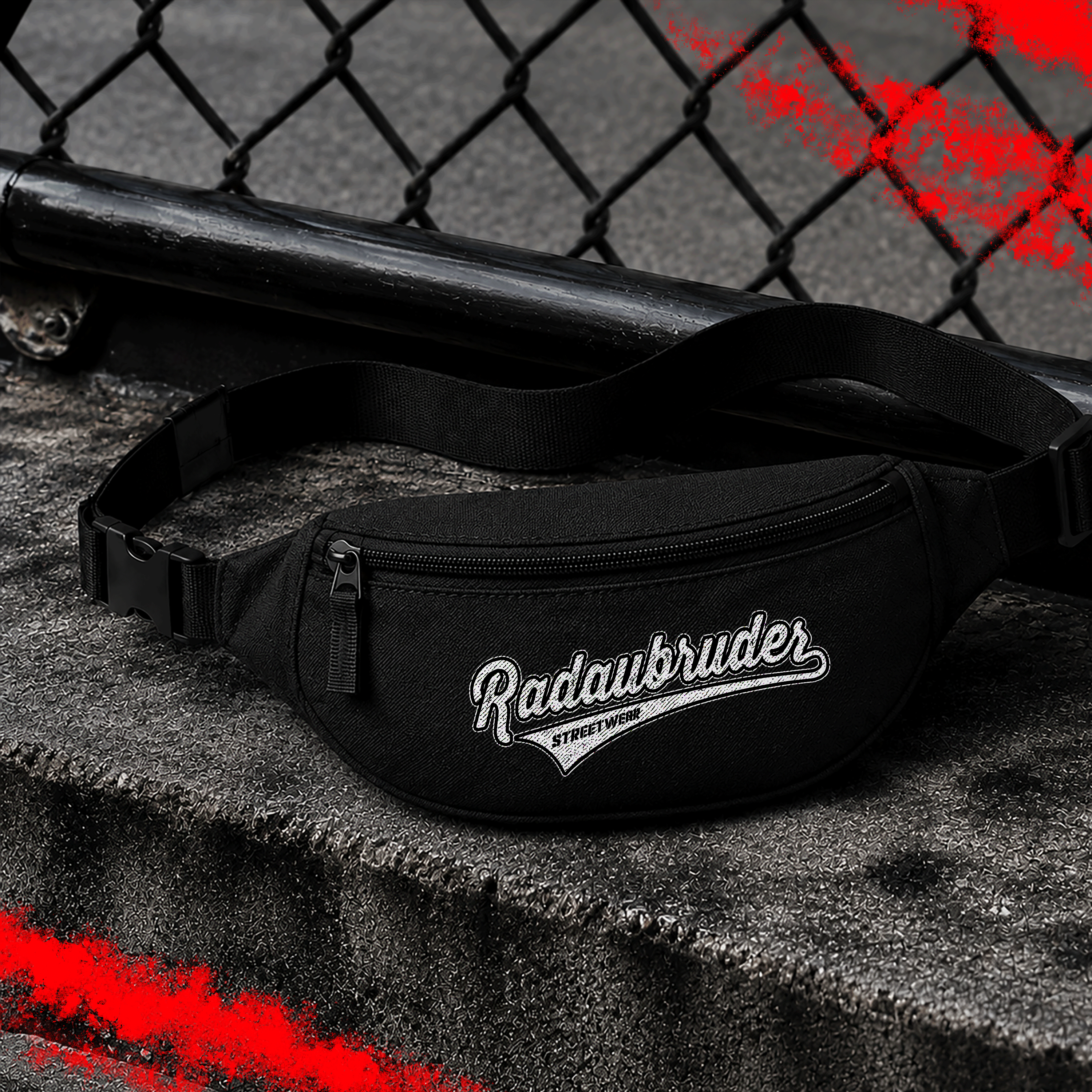 Radaubruder | Bauchtasche | Black