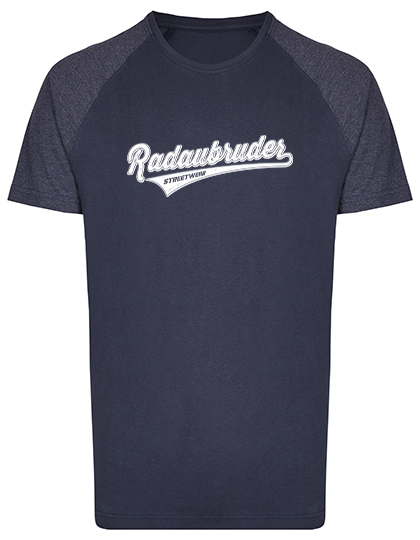 T-Shirt Baseball Navy Blau Classic